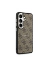 Guess Guess PU Leather 4G Gold Frame Magnetic Zadnji Ovitek za Samsung Galaxy S26 Brown