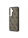 Guess Guess PU Leather 4G Gold Frame Magnetic Zadnji Ovitek za Samsung Galaxy S26 Brown