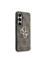 Guess Guess PU 4G Metal Logo Zadnji Ovitek za Samsung Galaxy S26 Brown