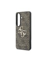 Guess Guess PU 4G Metal Logo Zadnji Ovitek za Samsung Galaxy S26 Brown