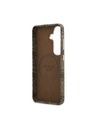 Guess Guess PU 4G Script Metal Logo Magnetic Zadnji Ovitek za Samsung Galaxy S26 Brown