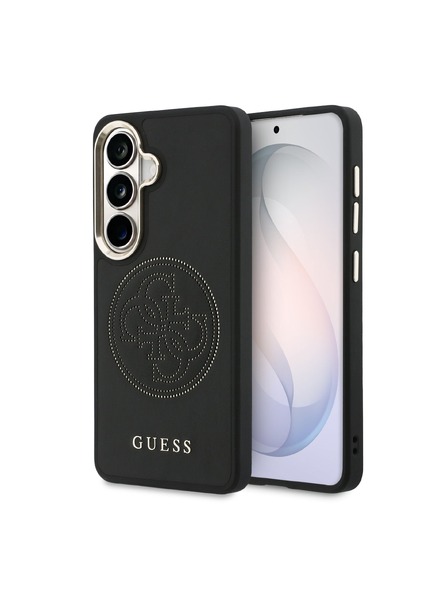 Guess Guess PU Perforated 4G Logo Magnetic Zadnji Ovitek za Samsung Galaxy S26 Black