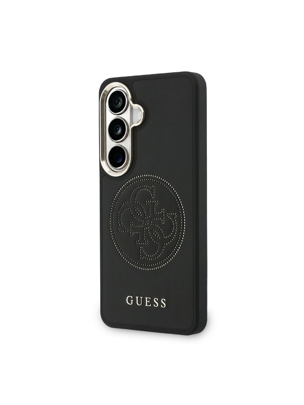 Guess Guess PU Perforated 4G Logo Magnetic Zadnji Ovitek za Samsung Galaxy S26 Black