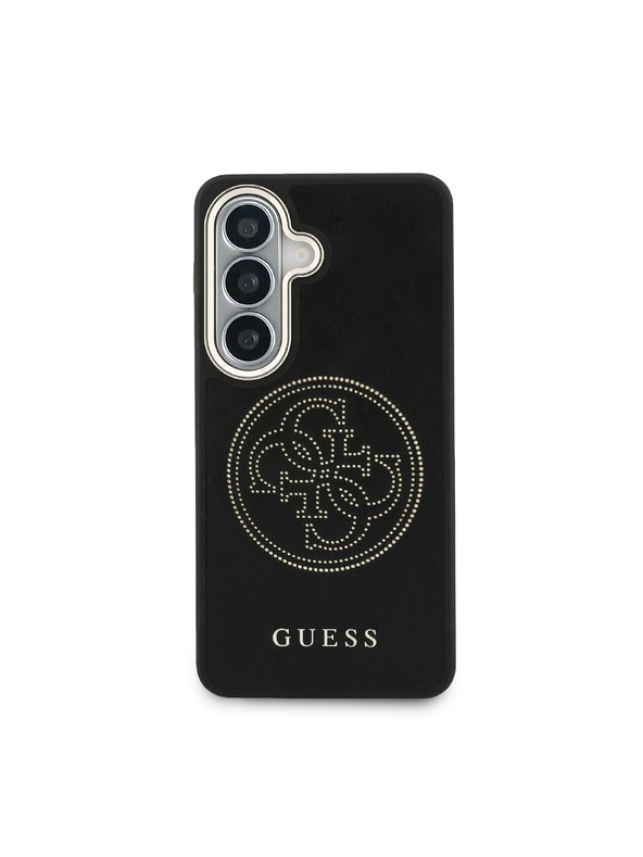 Guess Guess PU Perforated 4G Logo Magnetic Zadnji Ovitek za Samsung Galaxy S26 Black