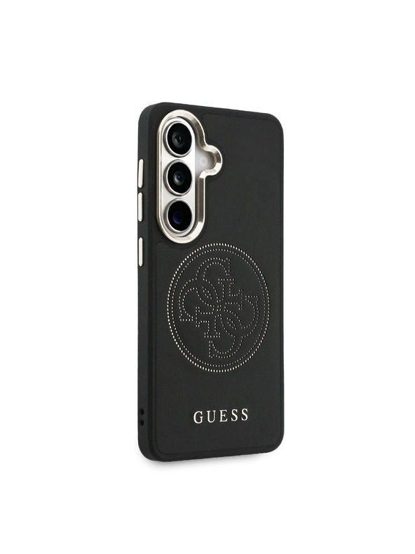 Guess Guess PU Perforated 4G Logo Magnetic Zadnji Ovitek za Samsung Galaxy S26 Black