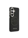 Guess Guess PU Perforated 4G Logo Magnetic Zadnji Ovitek za Samsung Galaxy S26 Black