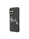 Karl Lagerfeld Karl Lagerfeld IML Choupette Karl Script Logo Magnetni Zadnji Ovitek za Samsung Galaxy S26 Black
