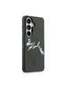 Karl Lagerfeld Karl Lagerfeld IML Choupette Karl Script Logo Magnetni Zadnji Ovitek za Samsung Galaxy S26 Black