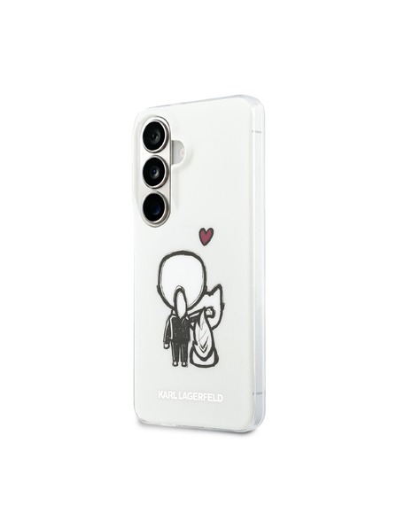 Karl Lagerfeld Karl Lagerfeld IML K&CH Zadnji Logo Magnetni Zadnji Ovitek za Samsung Galaxy S26 Prozoren