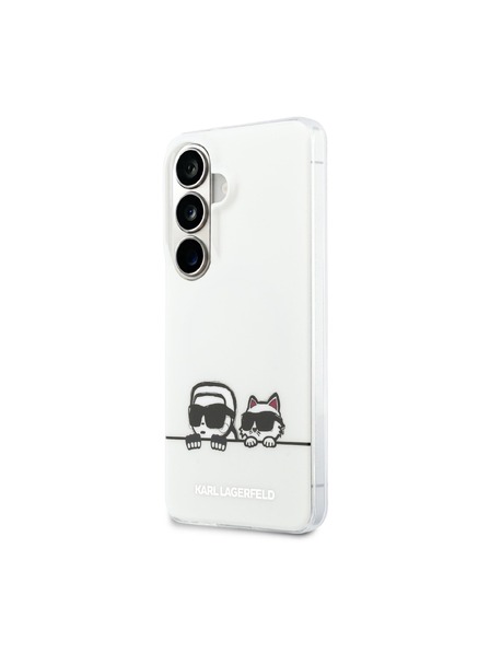 Karl Lagerfeld Karl Lagerfeld IML K&CH Peekaboo Logo Magnetni Zadnji Ovitek za Samsung Galaxy S26 White