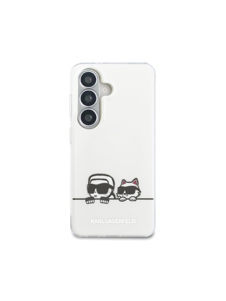 Karl Lagerfeld Karl Lagerfeld IML K&CH Peekaboo Logo Magnetni Zadnji Ovitek za Samsung Galaxy S26 White