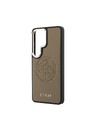 Guess Guess PU Perfoiran 4G Logo Magnetni Zadnji Ovitek za Samsung Galaxy S26 Ultra Brown