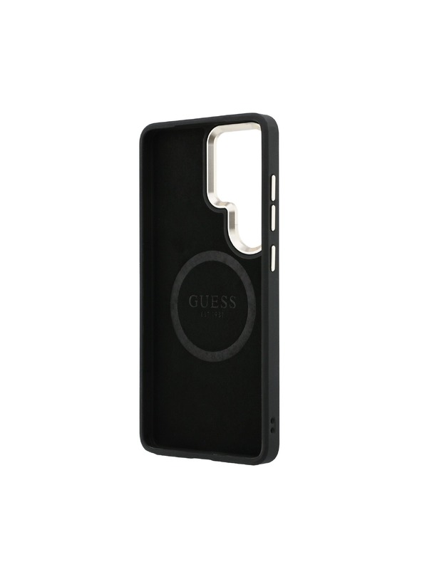 Guess Guess PU Perfoiran 4G Logo Magnetni Zadnji Ovitek za Samsung Galaxy S26 Ultra Brown