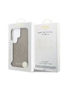 Guess Guess PU Perfoiran 4G Logo Magnetni Zadnji Ovitek za Samsung Galaxy S26 Ultra Brown