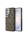 Guess Guess PU Usnje 4G Zlat Okvir Magnetni Zadnji Ovitek za Samsung Galaxy S26 Ultra Brown