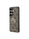 Guess Guess PU 4G Metal Logo Zadnji Ovitek za Samsung Galaxy S26 Ultra Brown