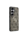 Guess Guess PU 4G Metal Logo Zadnji Ovitek za Samsung Galaxy S26 Ultra Brown
