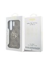 Guess Guess PU 4G Metal Logo Zadnji Ovitek za Samsung Galaxy S26 Ultra Brown
