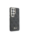 Guess Guess PU 4G Script Metal Logo Magnetni Zadnji Ovitek za Samsung Galaxy S26 Ultra Black