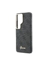 Guess Guess PU 4G Script Metal Logo Magnetni Zadnji Ovitek za Samsung Galaxy S26 Ultra Black