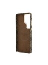 Guess Guess PU 4G Script Metal Logo Magnetni Zadnji Ovitek za Samsung Galaxy S26 Ultra Brown