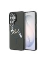 Karl Lagerfeld Karl Lagerfeld IML Choupette Karl Script Logo Magnetni Zadnji Ovitek za Samsung Galaxy S26 Ultra Black