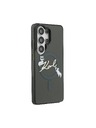 Karl Lagerfeld Karl Lagerfeld IML Choupette Karl Script Logo Magnetni Zadnji Ovitek za Samsung Galaxy S26 Ultra Black