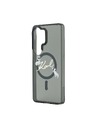 Karl Lagerfeld Karl Lagerfeld IML Choupette Karl Script Logo Magnetni Zadnji Ovitek za Samsung Galaxy S26 Ultra Black