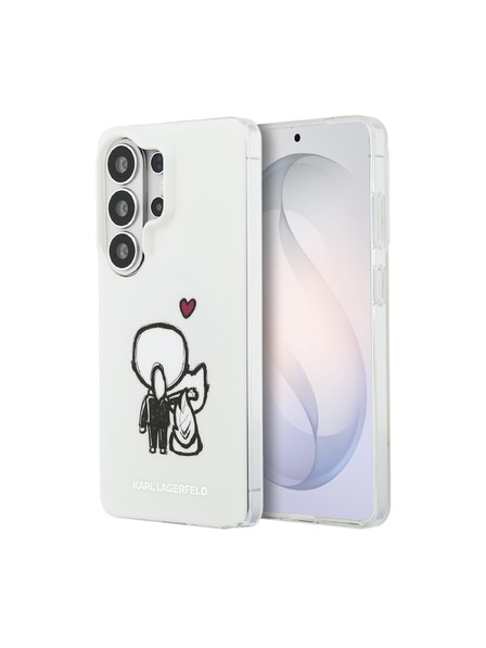 Karl Lagerfeld Karl Lagerfeld IML K&CH Back Logo Magnetic Zadnja Črna Zaščita za Samsung Galaxy S26 Ultra Transparent