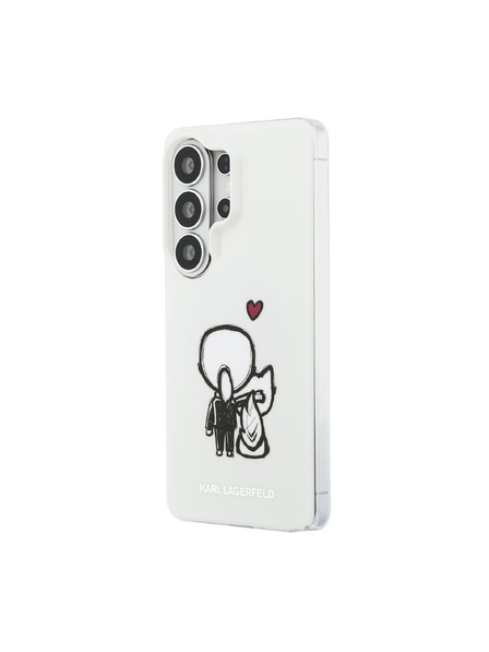 Karl Lagerfeld Karl Lagerfeld IML K&CH Back Logo Magnetic Zadnja Črna Zaščita za Samsung Galaxy S26 Ultra Transparent