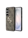 Guess Guess PU 4G Metal Logo Zadnja Črna Zaščita za Samsung Galaxy S26+ Brown