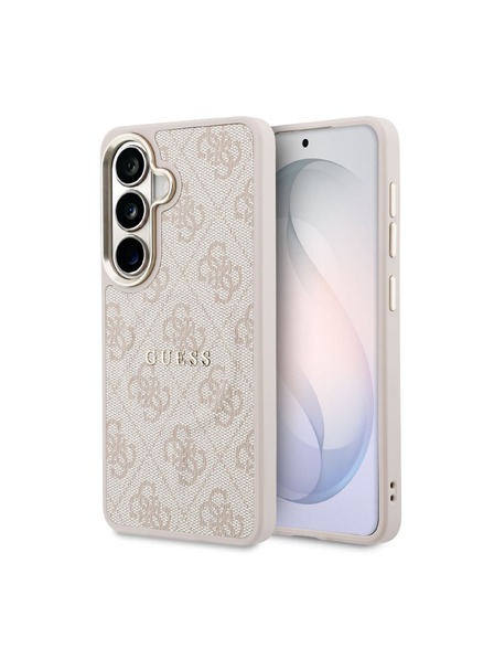 Guess Guess PU Leather 4G Gold Frame Magnetic Zadnja Črna Zaščita za Samsung Galaxy S26+ Pink