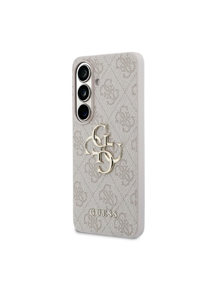 Guess Guess PU 4G Metal Logo Zadnja Črna Zaščita za Samsung Galaxy S26+ Pink