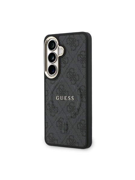 Guess Guess PU Leather 4G Gold Frame Magnetic Zadnja Črna Zaščita za Samsung Galaxy S26+ Black
