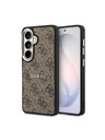 Guess Guess PU Leather 4G Gold Frame Magnetic Zadnja Črna Zaščita za Samsung Galaxy S26+ Brown