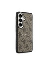 Guess Guess PU Leather 4G Gold Frame Magnetic Zadnja Črna Zaščita za Samsung Galaxy S26+ Brown