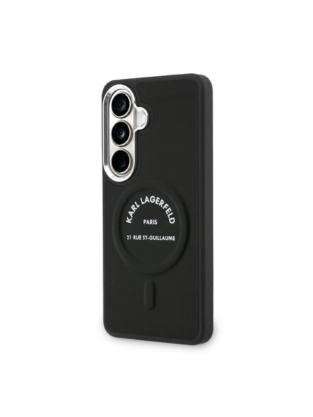Karl Lagerfeld Karl Lagerfeld PU RSG Logo Magnetic Zadnja Črna Zaščita za Samsung Galaxy S26+ Black