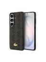 Lacoste Lacoste PVC Blend Monogram Gold Logo Magnetic Zadnja Črna Zaščita za Samsung Galaxy S26+ Brown