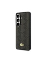 Lacoste Lacoste PVC Blend Monogram Gold Logo Magnetic Zadnja Črna Zaščita za Samsung Galaxy S26+ Brown
