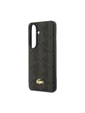 Lacoste Lacoste PVC Blend Monogram Gold Logo Magnetic Zadnja Črna Zaščita za Samsung Galaxy S26+ Brown