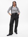 GAP Usnjene hlače Loose GAP
