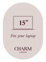 Charm London Torba Charm London Birmingham 19228 Bordeaux red