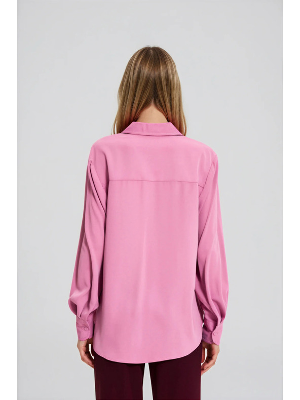 Moodo Oversized roza srajca Moodo