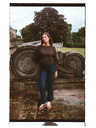 Moodo Bootcut jeans temno modri Moodo