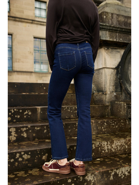 Moodo Bootcut jeans temno modri Moodo