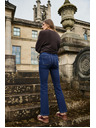 Moodo Bootcut jeans temno modri Moodo