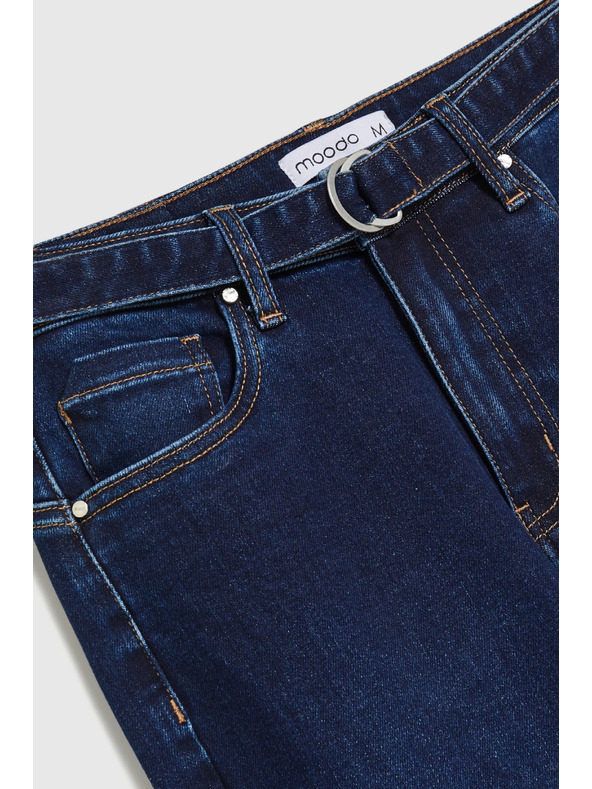 Moodo Bootcut jeans temno modri Moodo