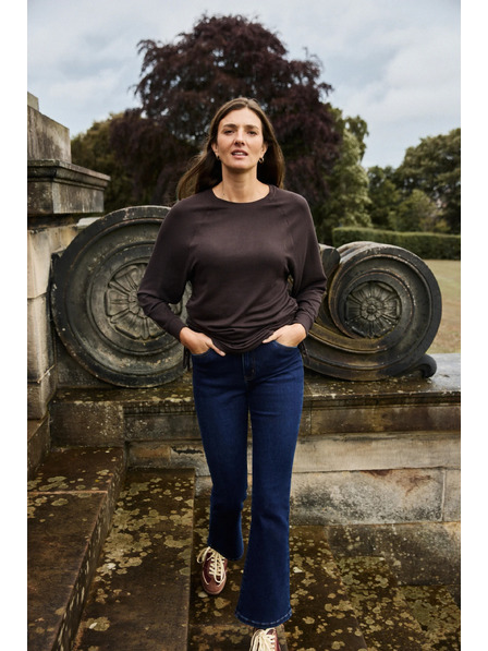 Moodo Bootcut jeans temno modri Moodo