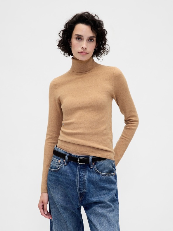 GAP Pulover z visokim ovratnikom CashSoft GAP