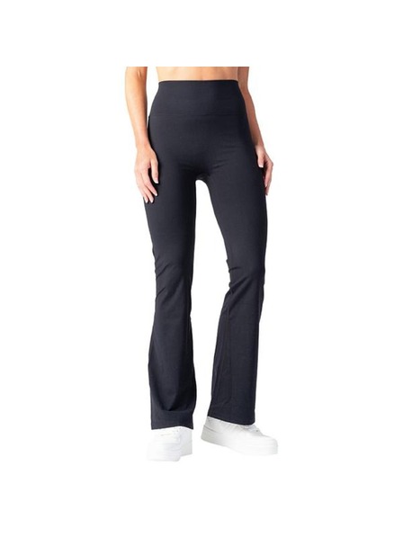 Bellinda RELAX & GO SOFT TOUCH LEGGINGS FLARED - Ženske raztegljive hlače s širokimi nogavicami - črna